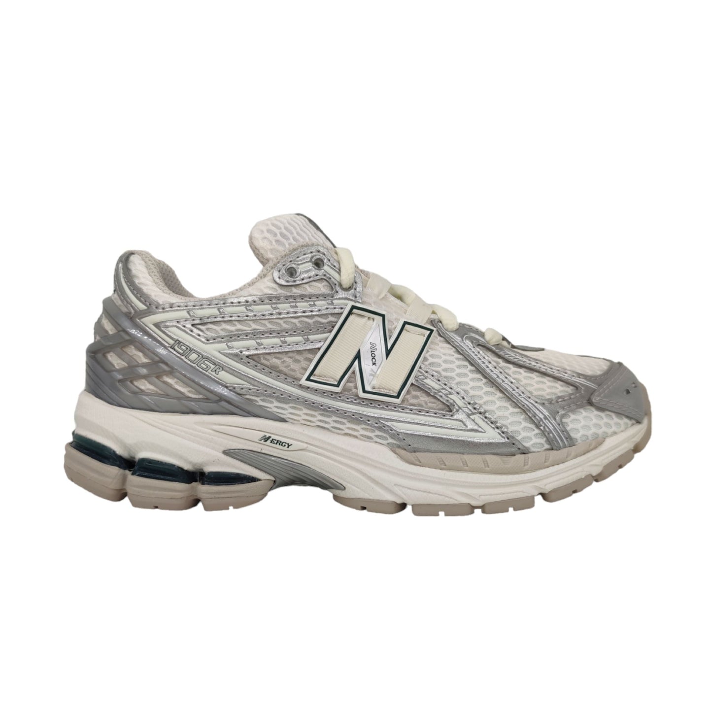 Damenschuhe von 1906, silber/weiß