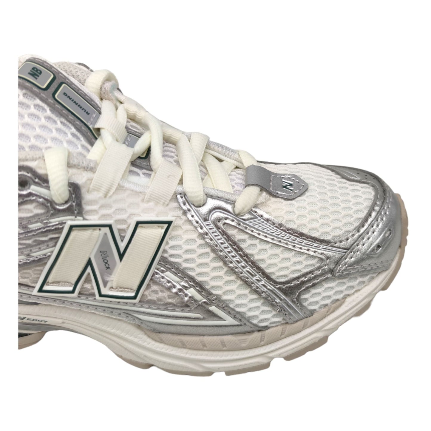 Damenschuhe von 1906, silber/weiß