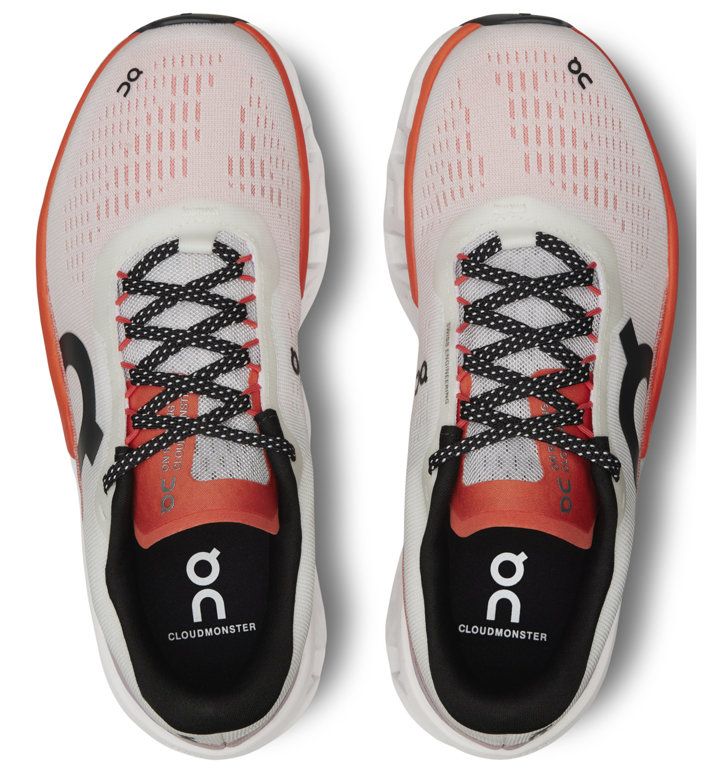 Men's Cloudmonster 2 Shoes Undyed/Flame