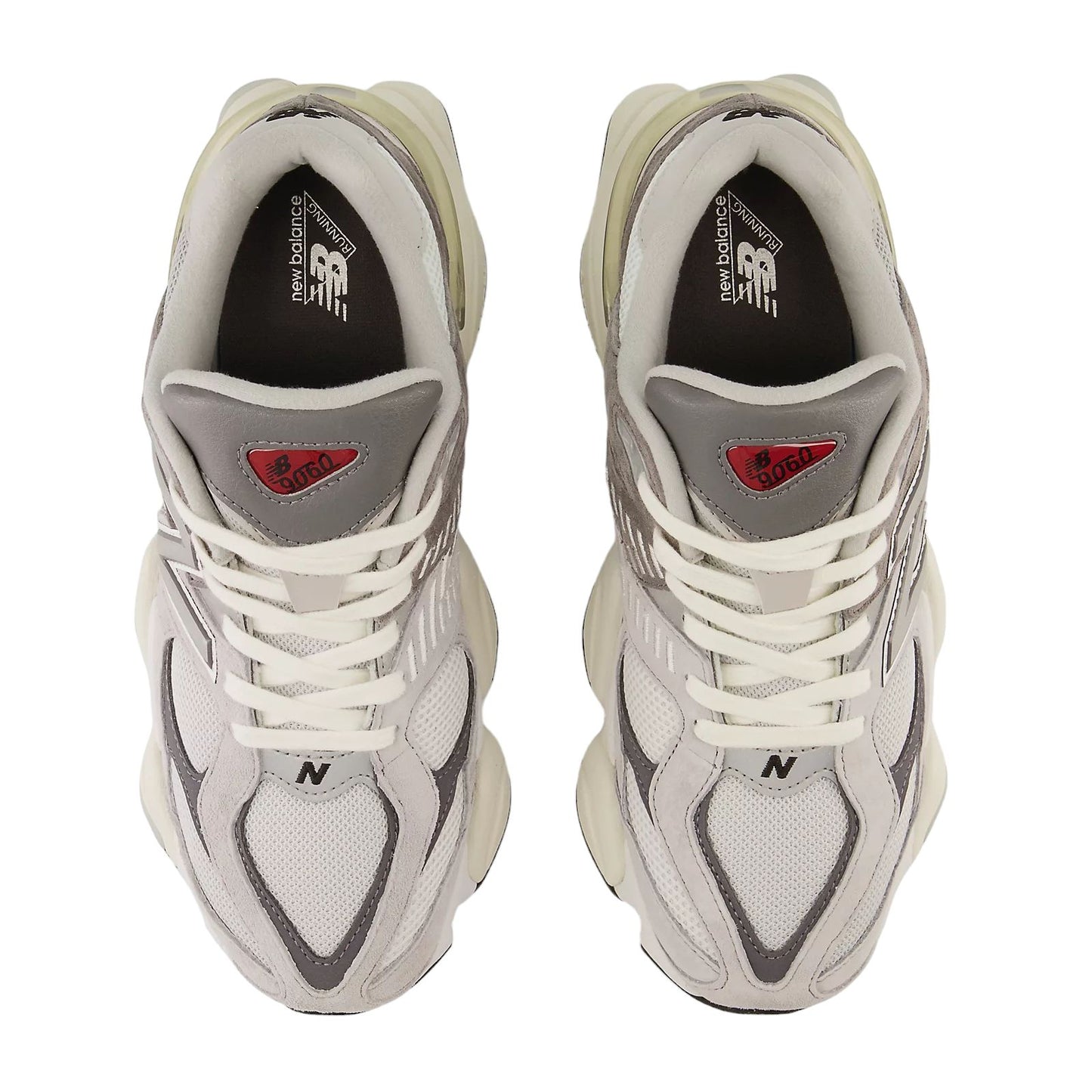 Schuhe 9060 Rain Cloud/Castlerock/Weiß