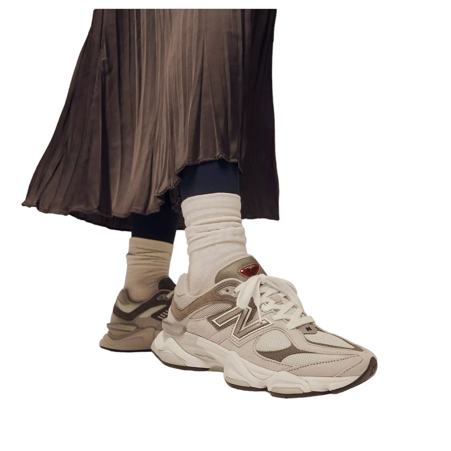 Schuhe 9060 Rain Cloud/Castlerock/Weiß
