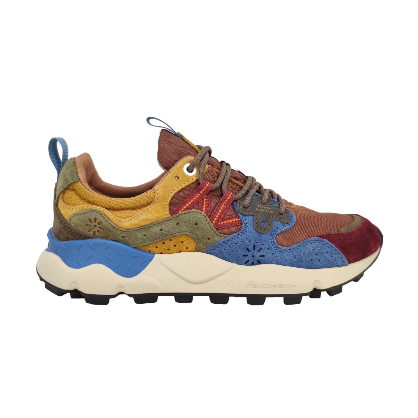 Yamano 3 Schuhe, dunkelbraun/hellblau