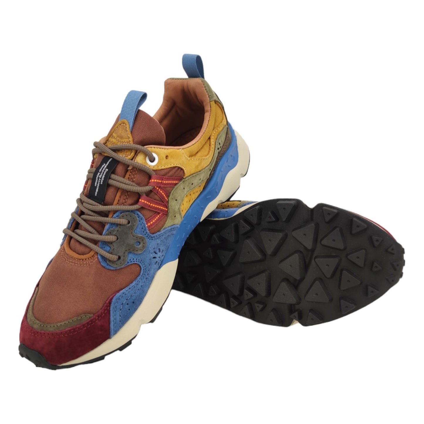 Yamano 3 Schuhe, dunkelbraun/hellblau