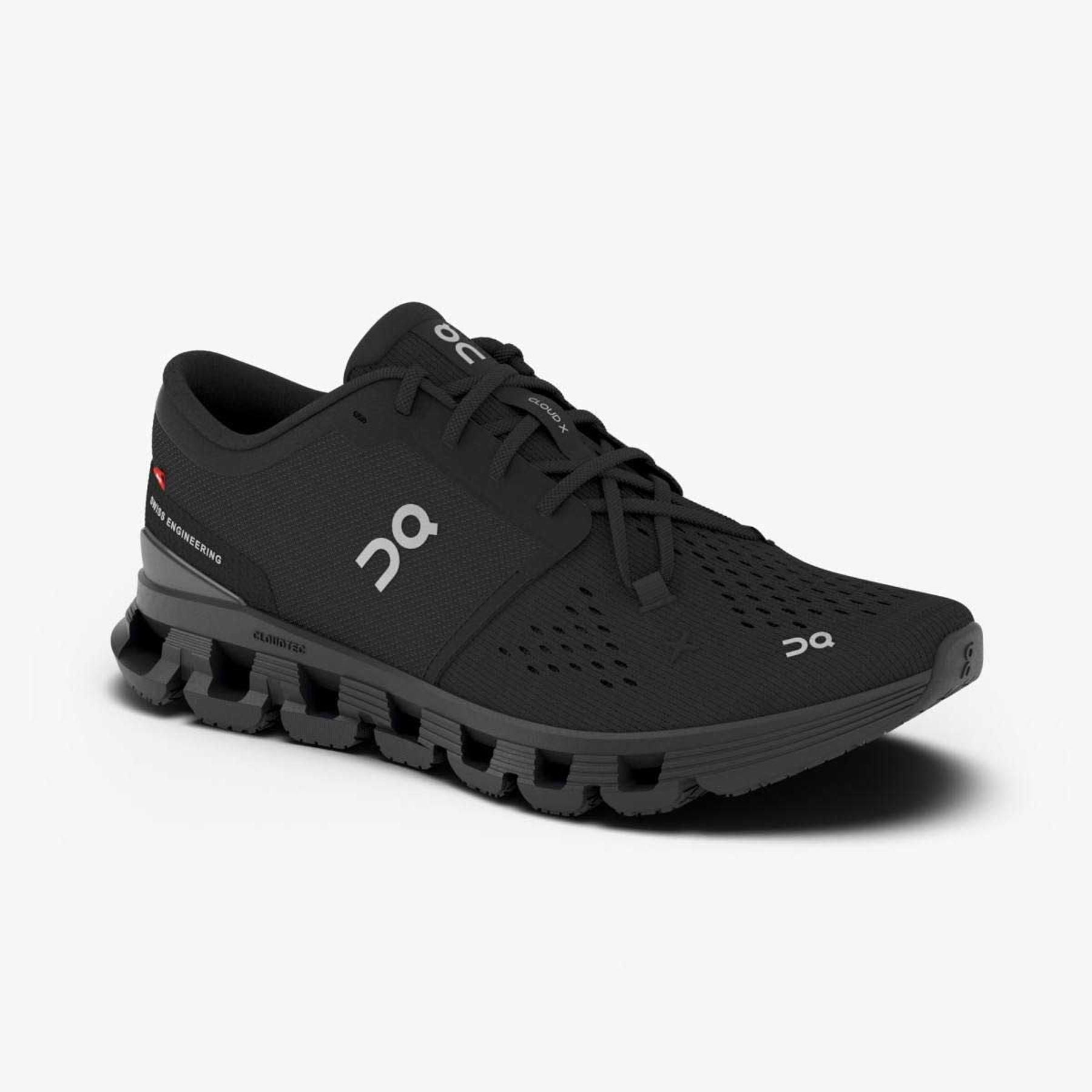 Scarpe Cloud X4 Uomo Black/Eclipse, scarpe da corsa versatili e performanti in mesh traspirante.