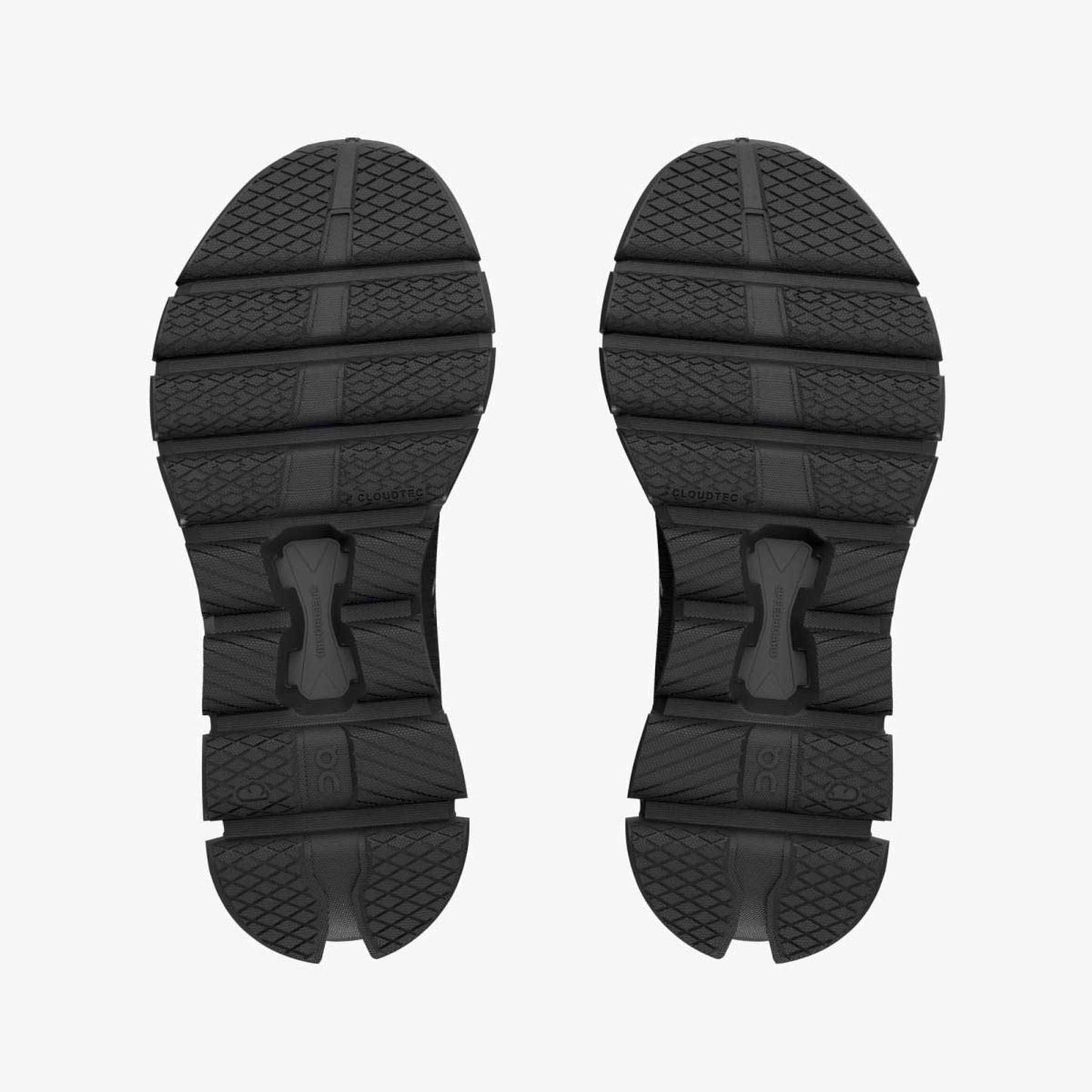 Scarpe Cloud X4 Uomo Black/Eclipse suola in gomma nera con design antiscivolo e trazione.