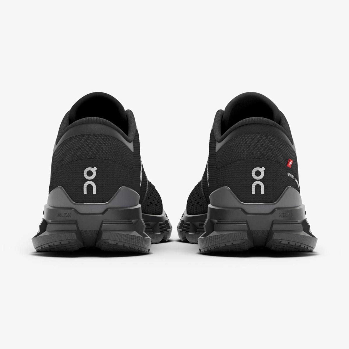 Scarpe Cloud X4 Uomo Black/Eclipse - Vista posteriore delle scarpe da corsa con dettagli neri e grigi.
