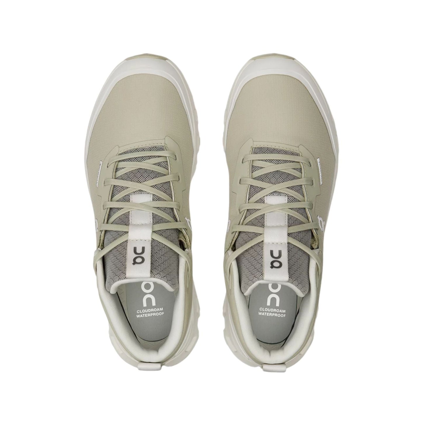 Scarpe Cloudroam Waterproof Donna Chalk/Ice vista dall'alto con tomaia in mesh e tecnologia CloudTec.