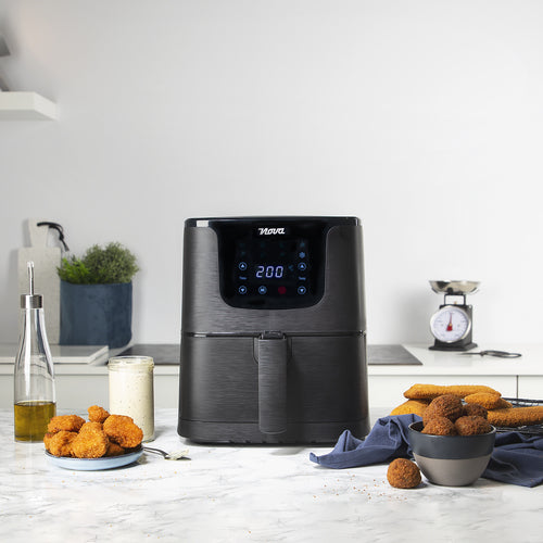 Princess Air Fryer Aerofryer XXL 5.2Lt Nova Digital 1700W Black