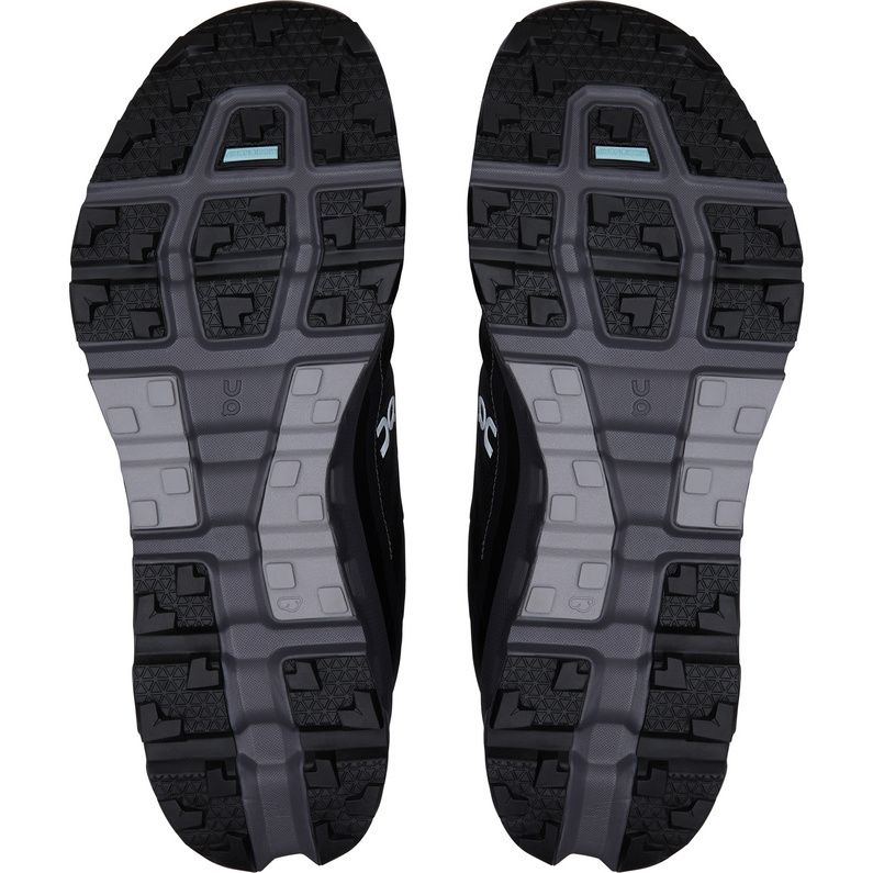Sole view of Scarpe Cloudvista 2 Waterproof Uomo Black/Eclipse featuring robust grip and CloudTec® technology.
