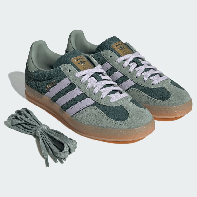 Gazelle Indoor Women's Shoes Mineral Green/Silver Dawn/Silver Green