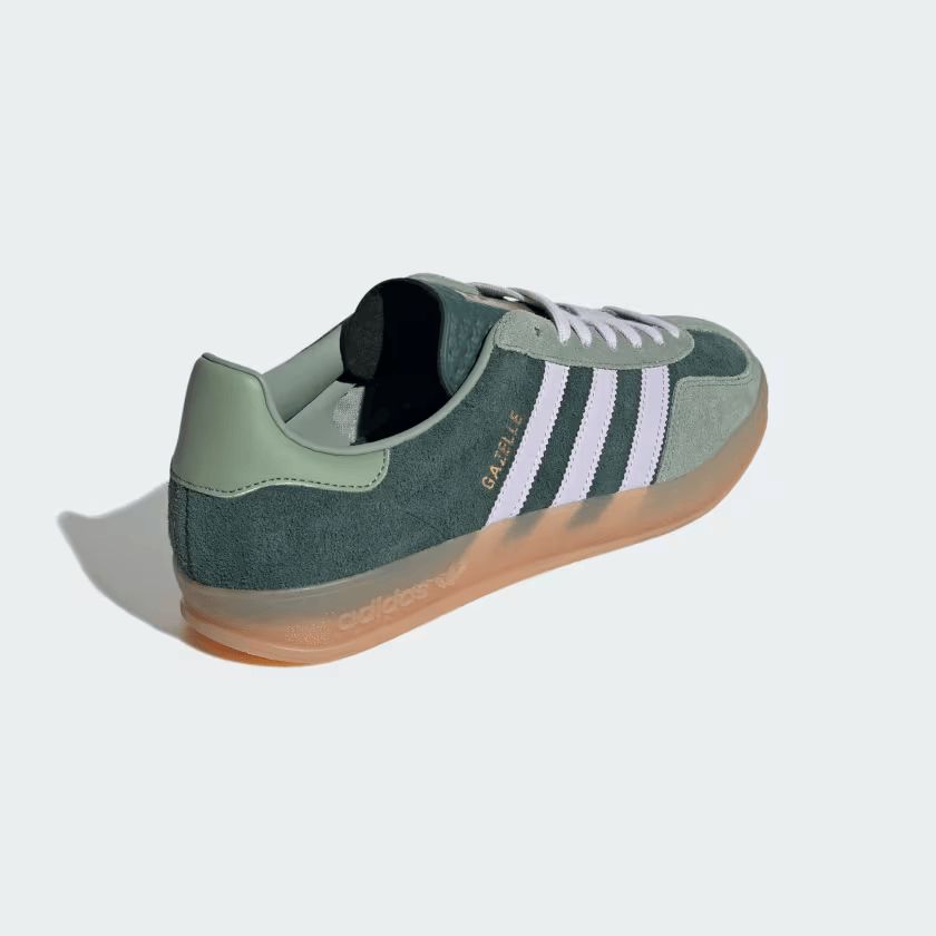 Gazelle Indoor Women's Shoes Mineral Green/Silver Dawn/Silver Green