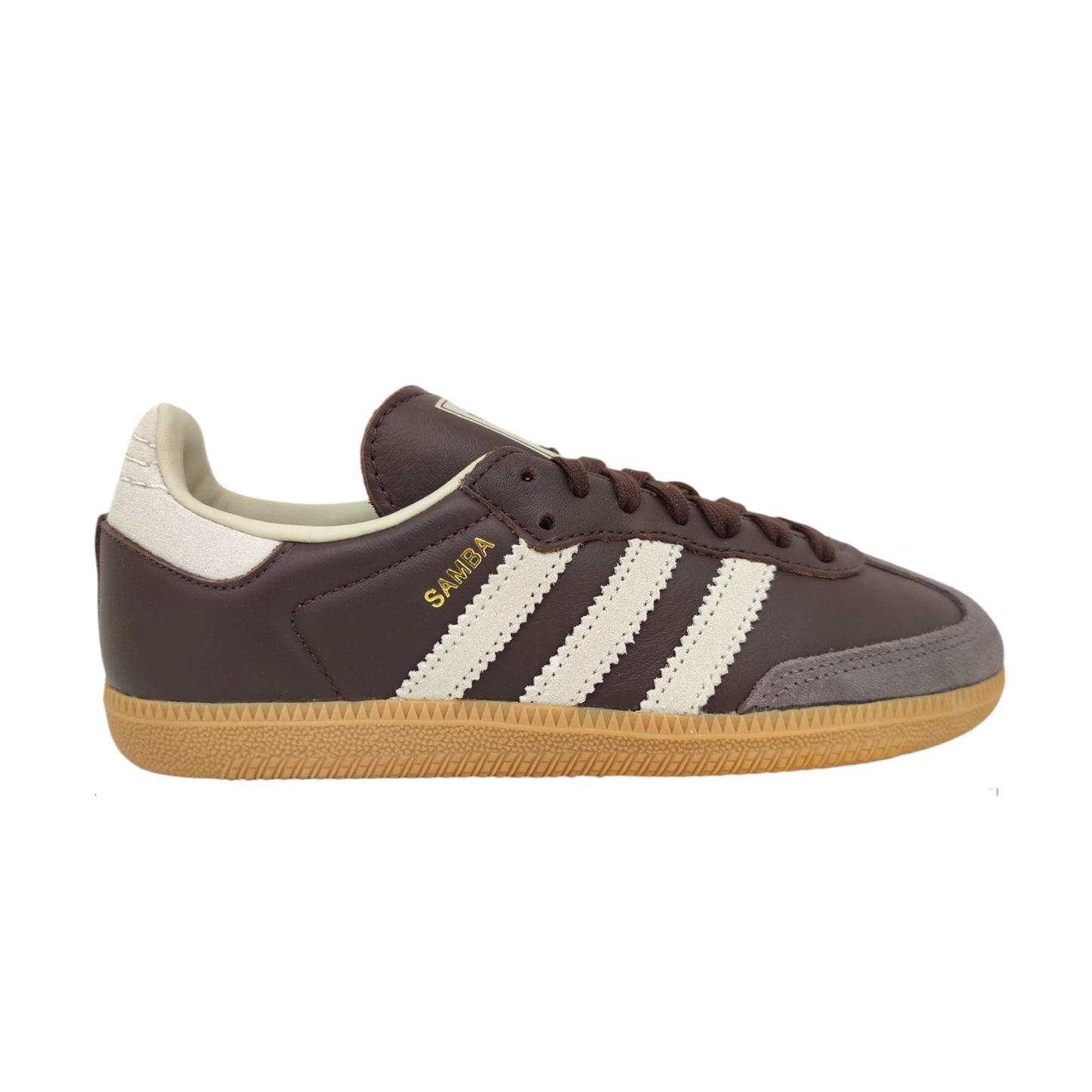 Samba OG Braun/Kittgrau/Goldene Metallschuhe