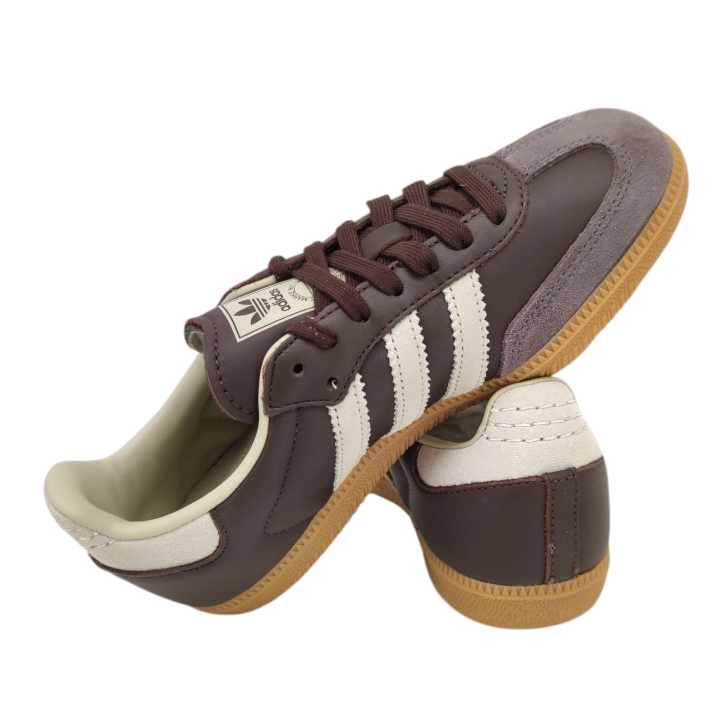 Samba OG Braun/Kittgrau/Goldene Metallschuhe