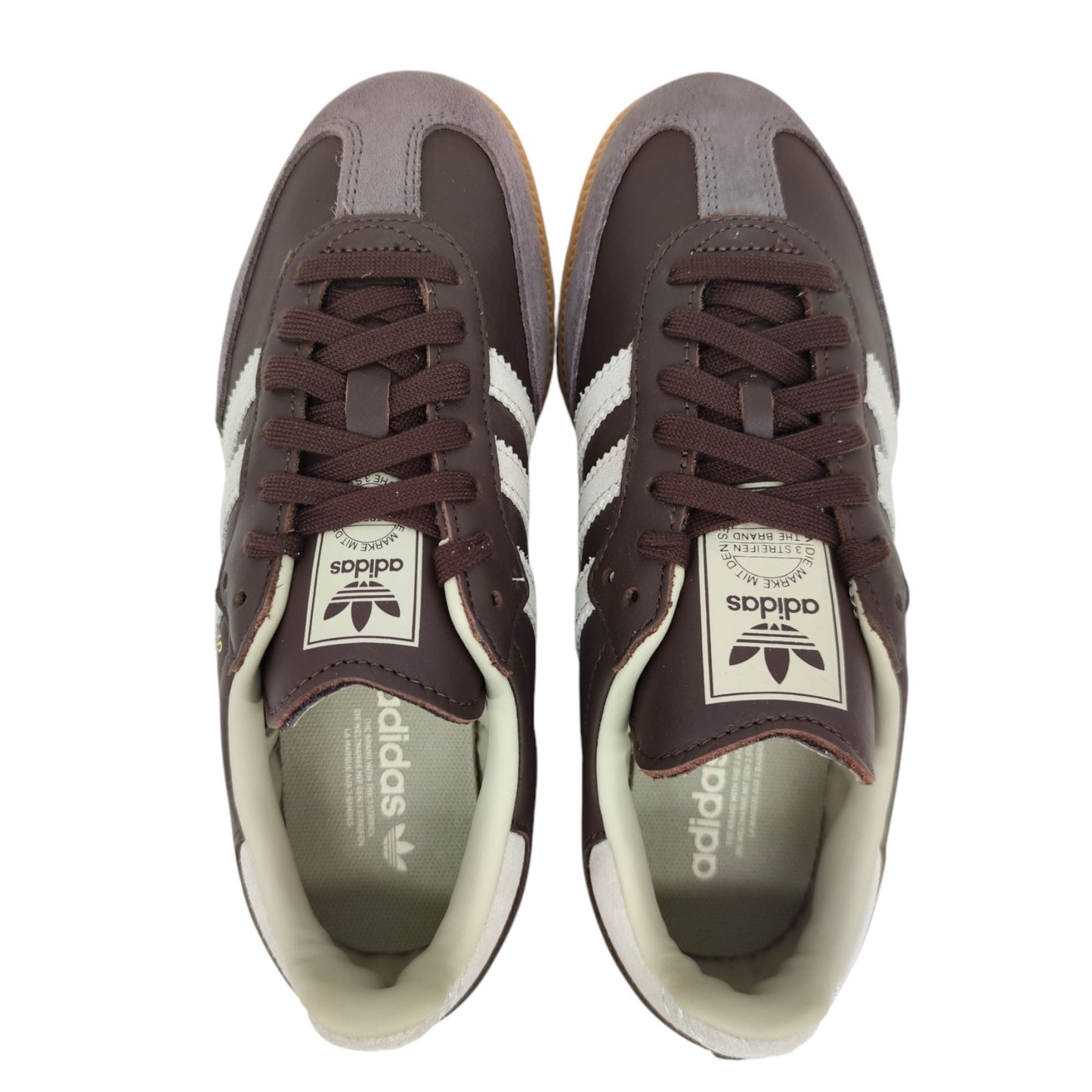 Samba OG Braun/Kittgrau/Goldene Metallschuhe