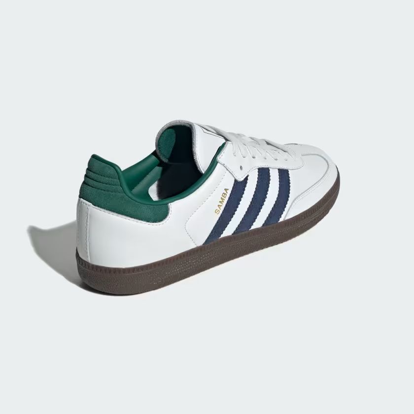 Samba OG Schuhe Schwarz Weiß/Collegiate Green/Active Green