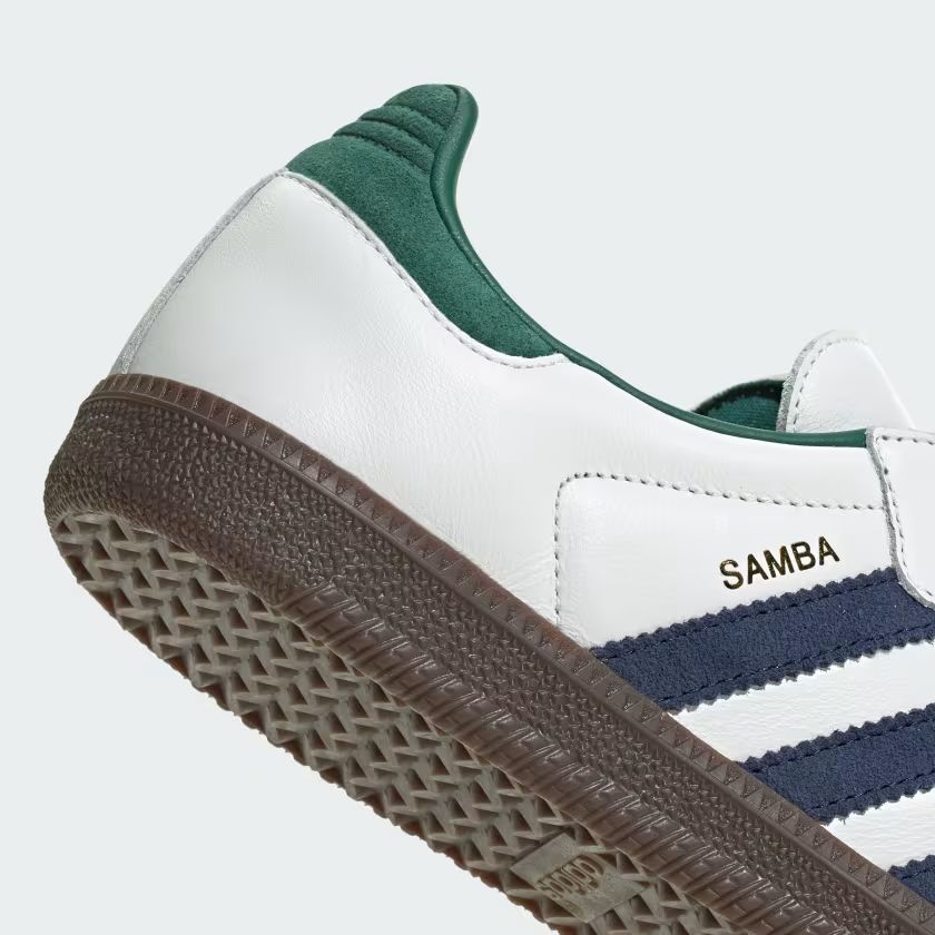Samba OG Schuhe Schwarz Weiß/Collegiate Green/Active Green