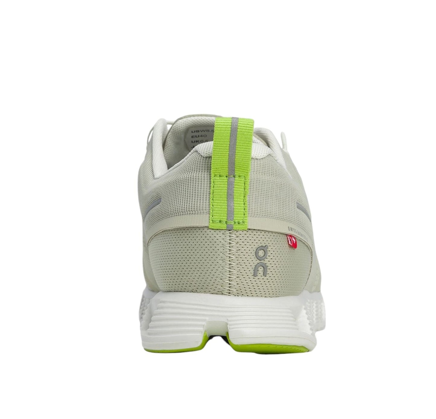 Scarpe Cloud 5 Waterproof Donna Chalk/Ice - retro della scarpa con dettagli in verde e grigio.