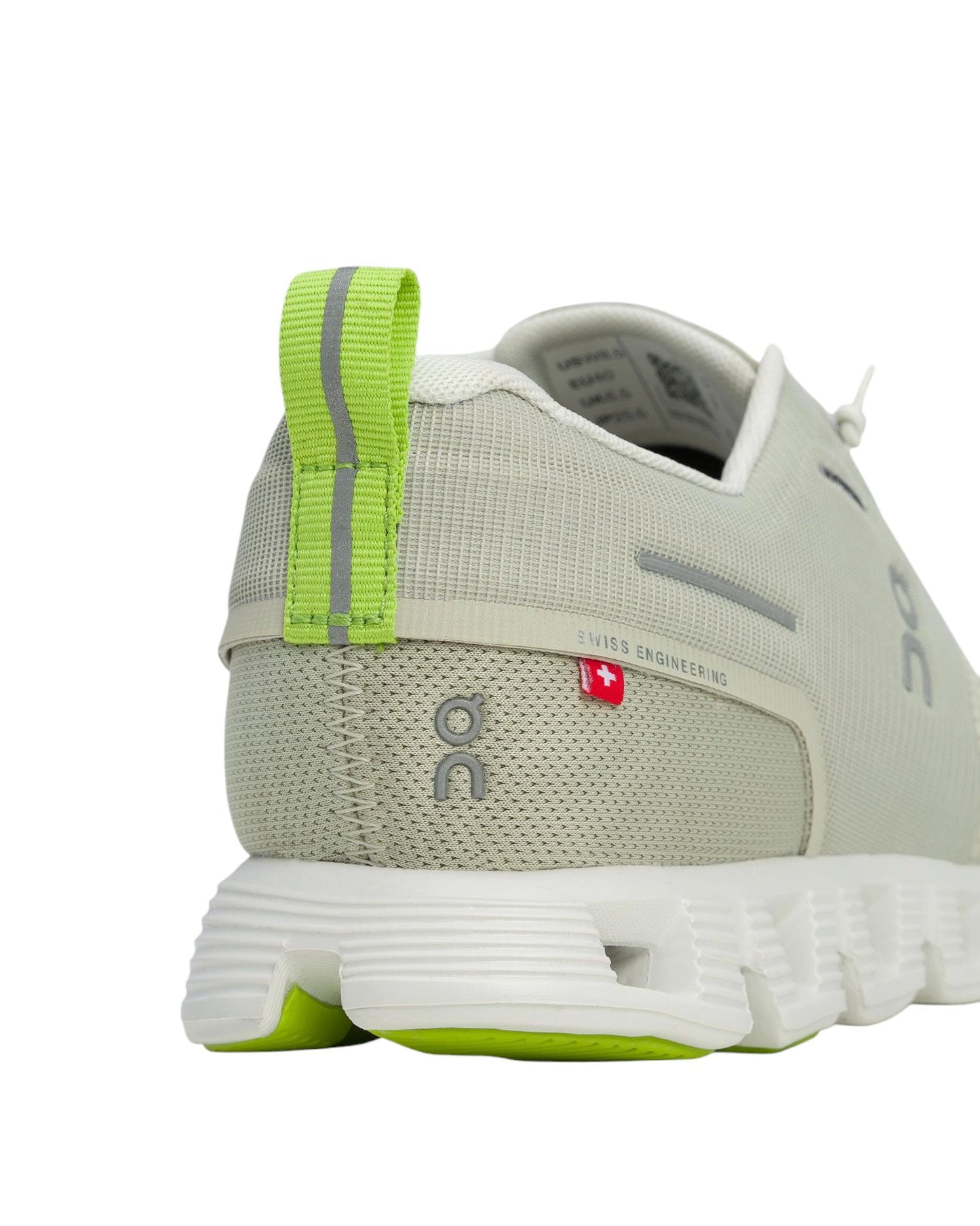 Scarpe Cloud 5 Waterproof Donna Chalk/Ice - dettaglio della parte posteriore con tomaia in mesh e suola resistente.