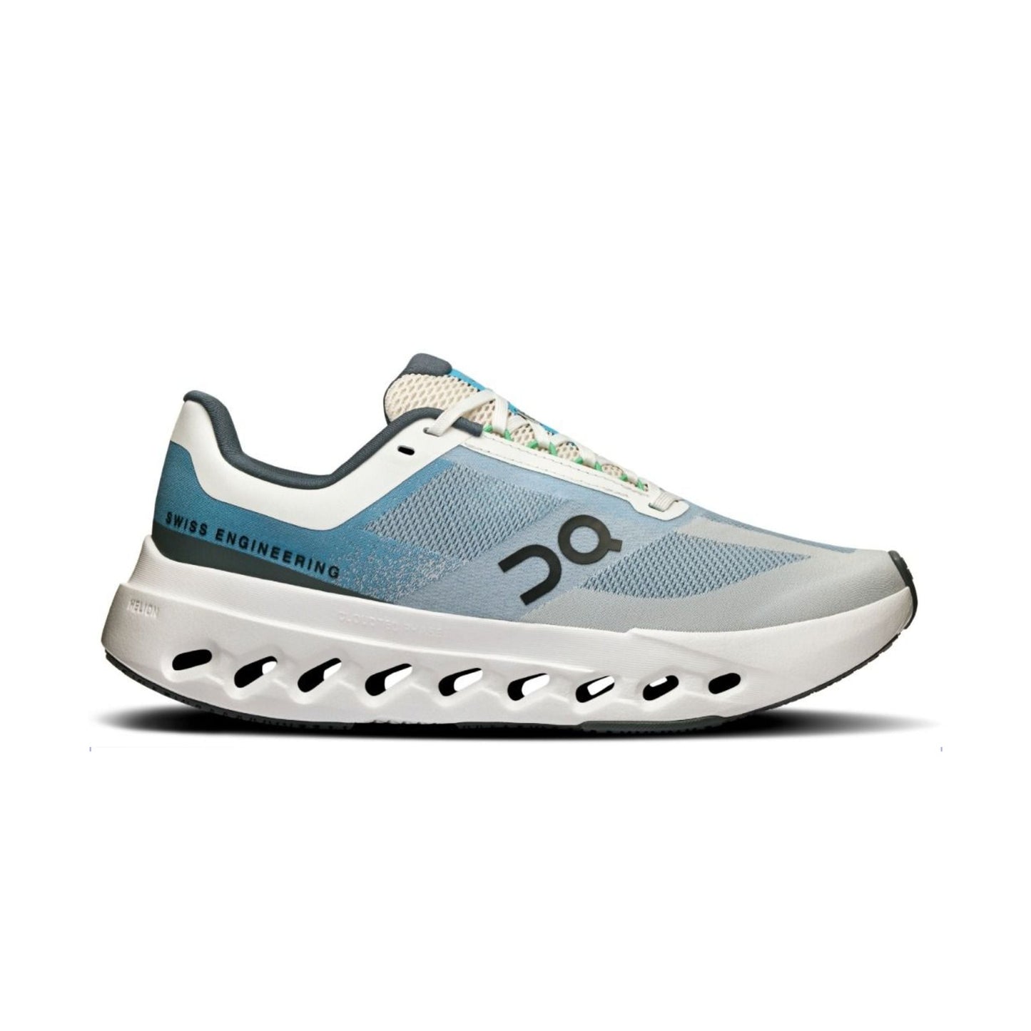 Scarpe Cloudsurfer Next Donna Niagara/White, design elegante in mesh traspirante per corsa fluida.