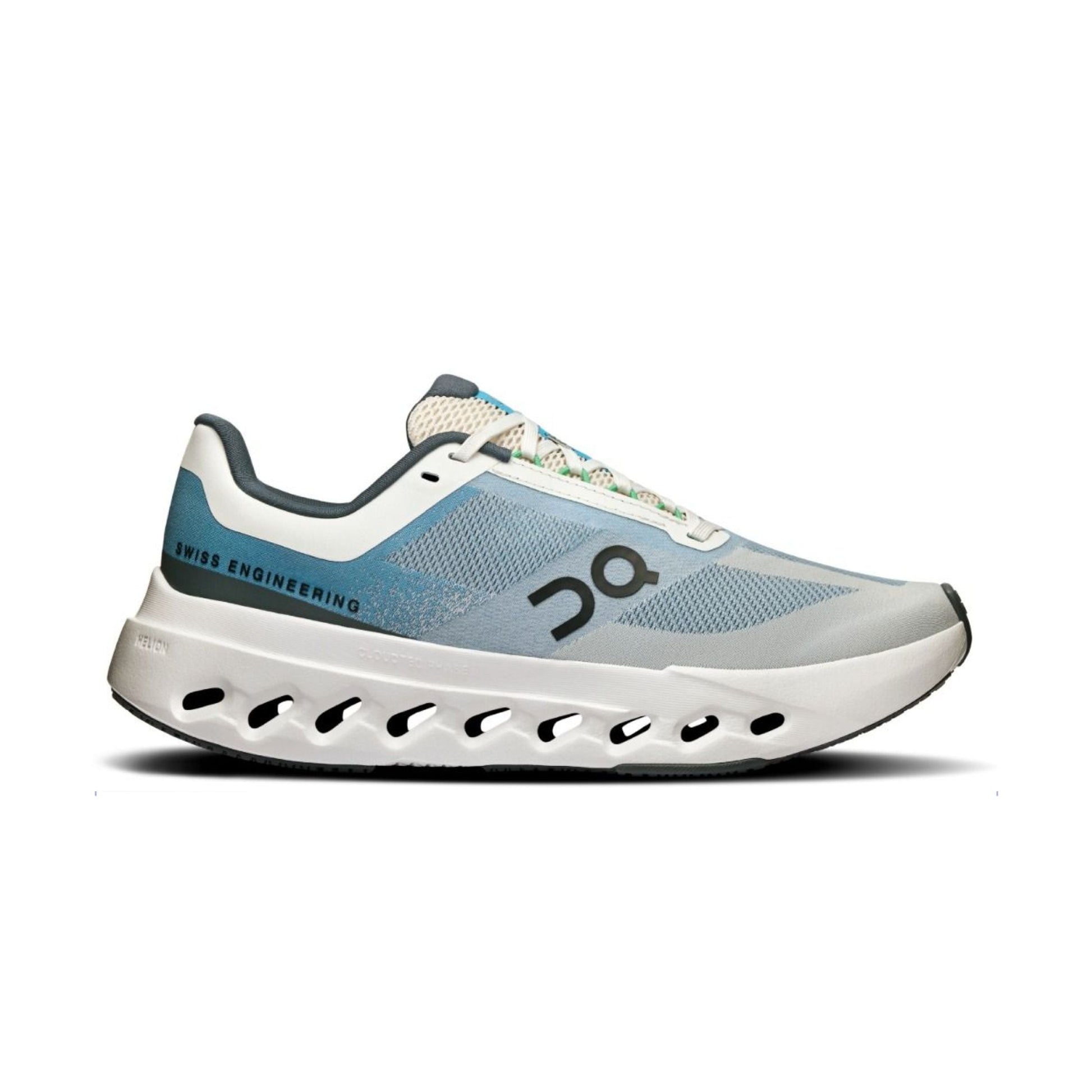 Scarpe Cloudsurfer Next Donna Niagara/White, design elegante in mesh traspirante per corsa fluida.