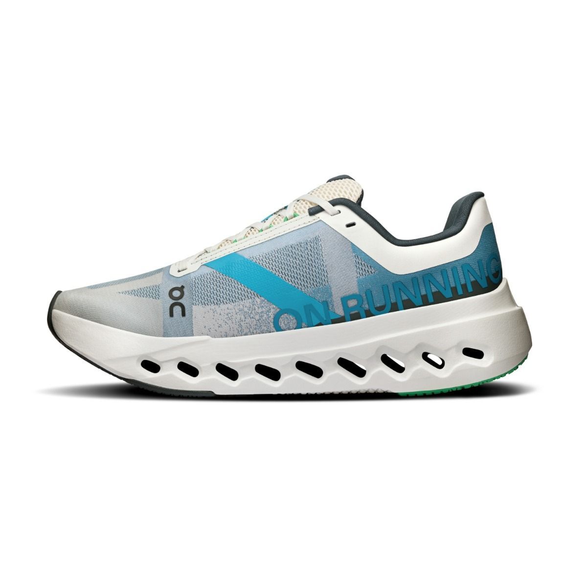 Scarpe Cloudsurfer Next Donna Niagara/White, scarpe da corsa ultraleggere con tomaia traspirante e design elegante.