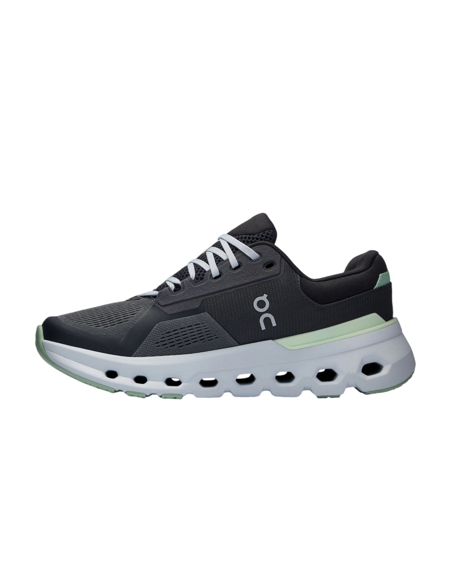 Scarpe Cloudrunner 2 Donna Shadow/Lima in mesh riciclato, supporto e comfort superiori.