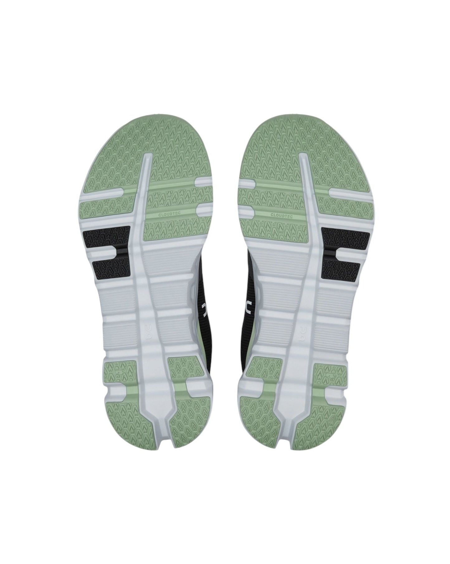 Scarpe Cloudrunner 2 Donna Shadow/Lima suola verde e bianca per comfort e supporto durante la corsa.