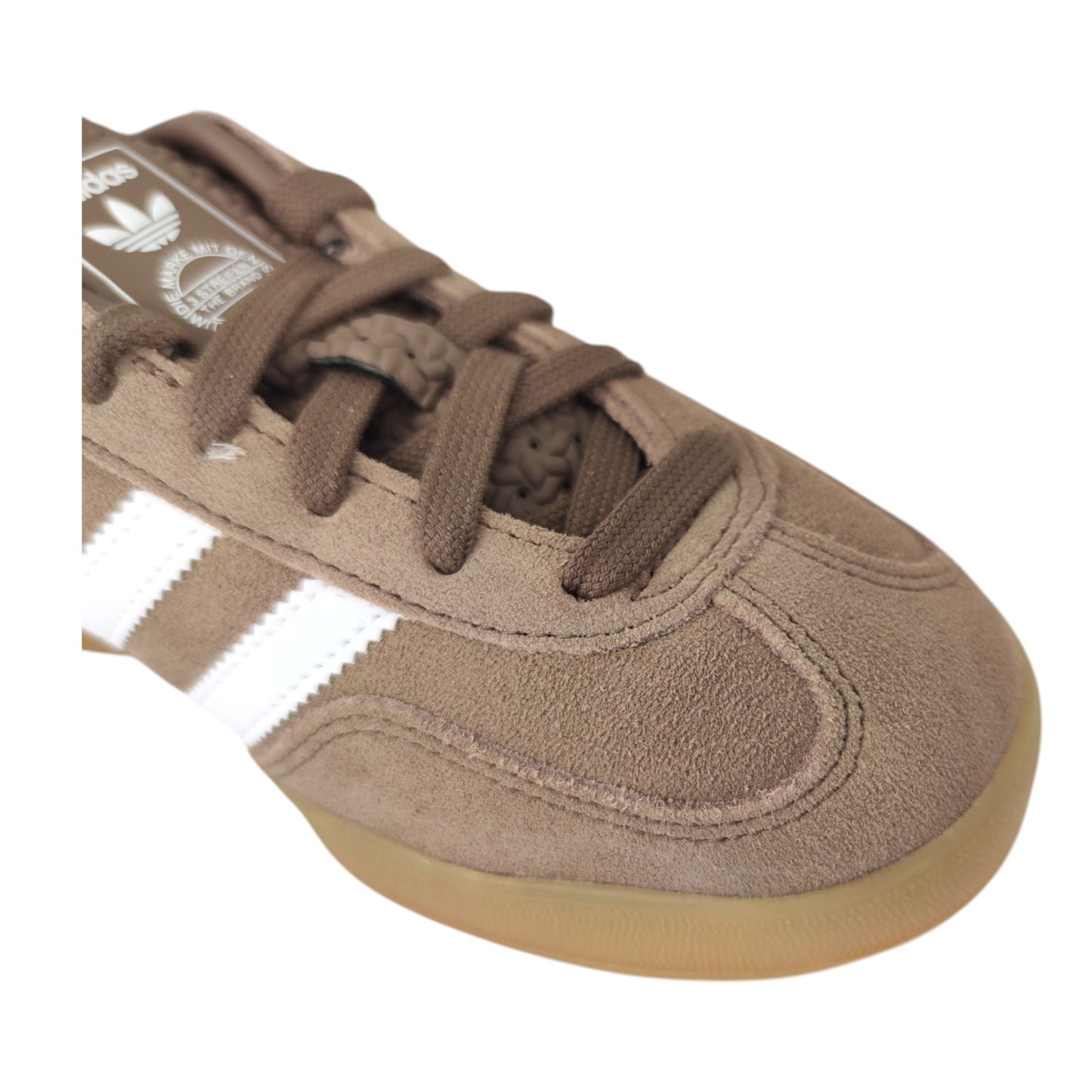 Gazelle Indoor Earth Strata/Schuhe Weiß/Goldene Metallschuhe