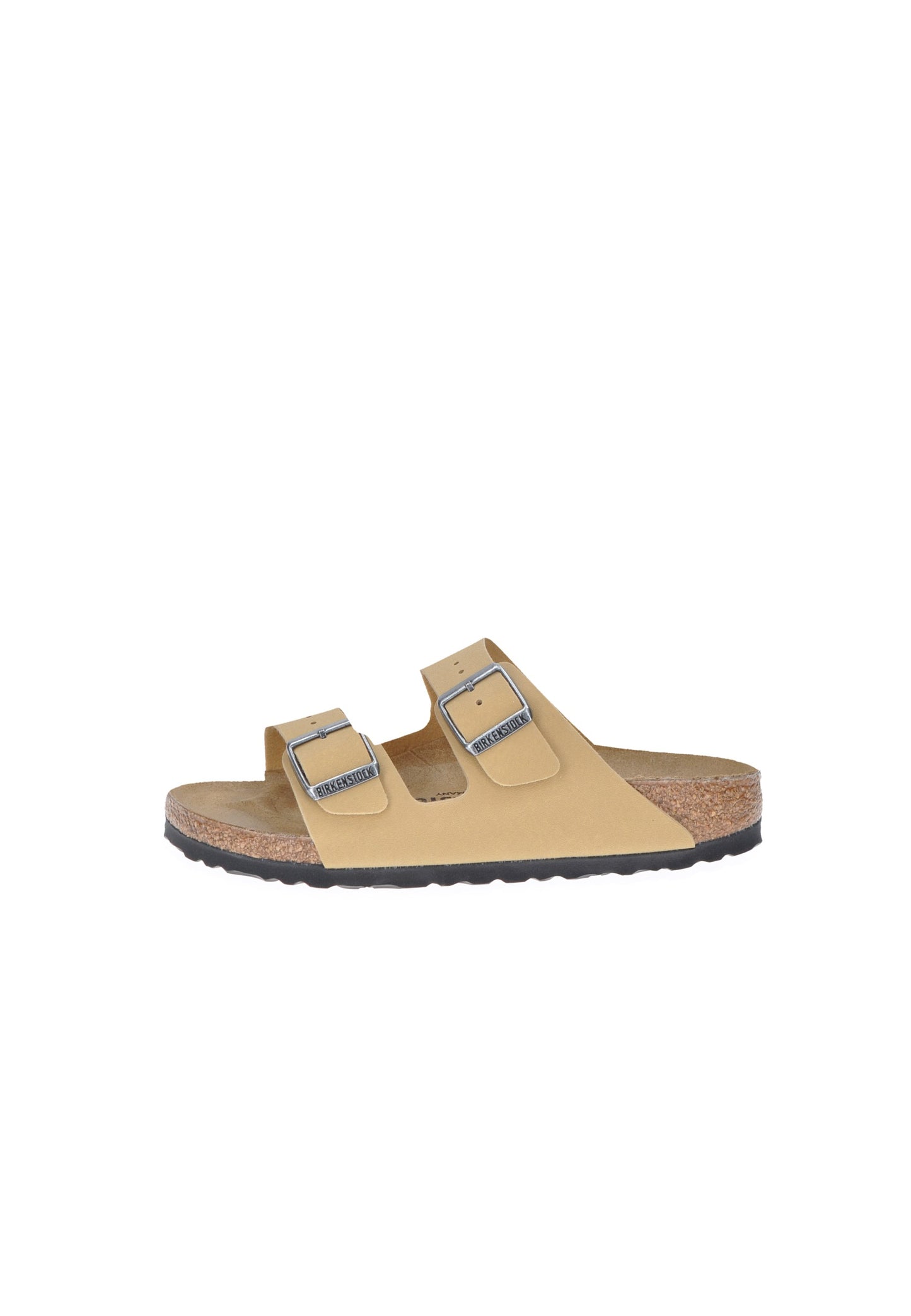 1029151 Sandalo BIRKENSTOCK Arizona BS with adjustable metal buckles and cork-latex footbed in a stylish design.
