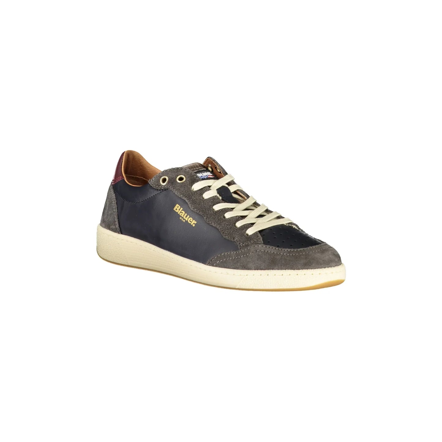 BLAUER Herren-Sneaker in Blau mit Schnürsenkeln und kontrastierenden Details