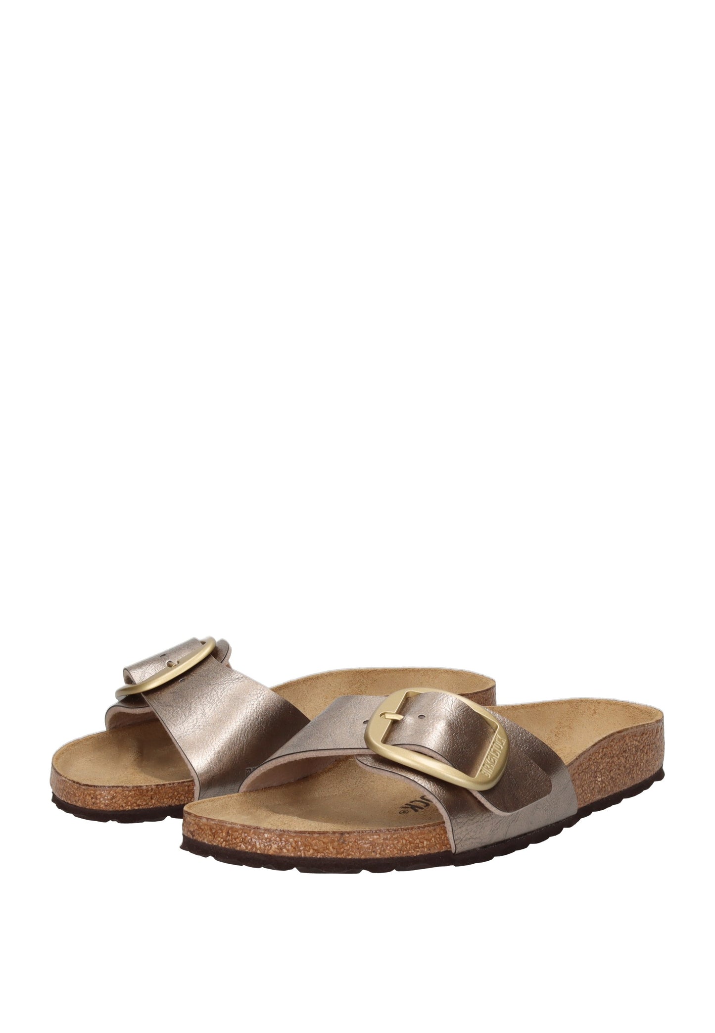 1016237 Sandalo BIRKENSTOCK Madrid Big Buckle con sughero e lattice, regolabili e dal fondo gomma.