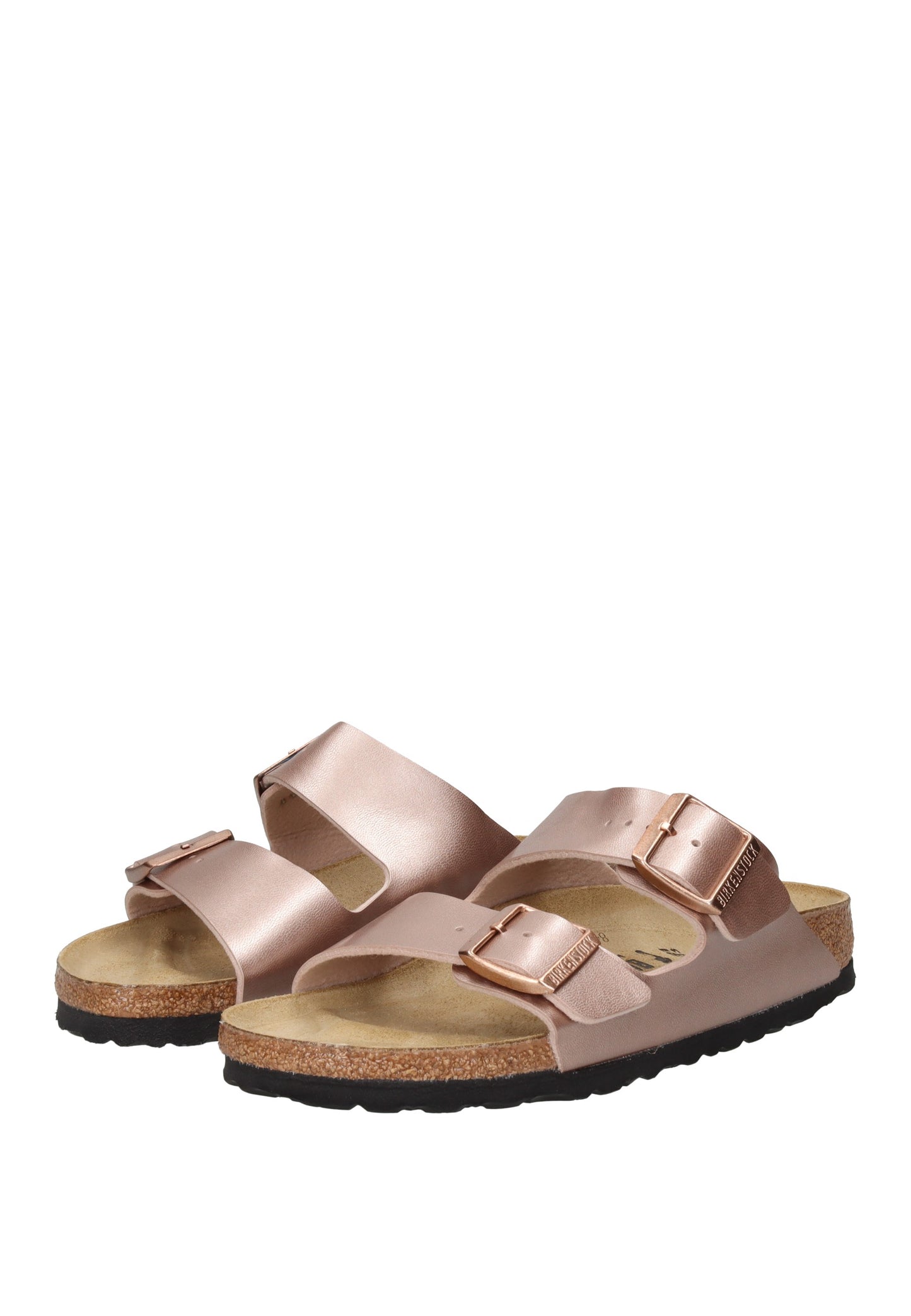 1023960 Sandalo BIRKENSTOCK in rosa con plantare anatomico e fibbie regolabili.