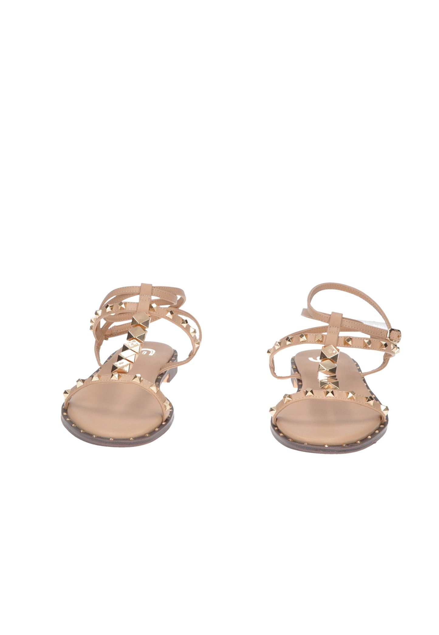 GD243 Sandalo GOLD&GOLD, elegante ecopelle con cinturino e tacco, stile e comfort.