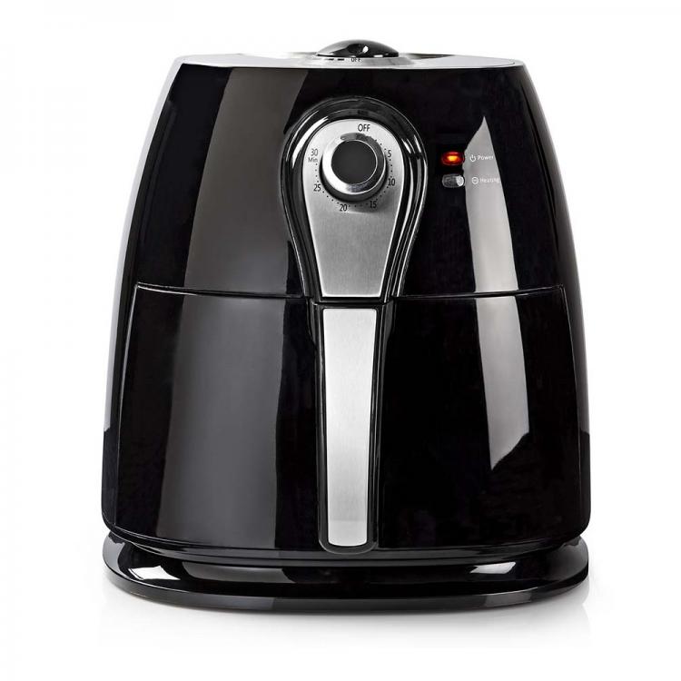 Nedis Heißluftfritteuse (3 Liter) – Ölfrei – Pommes frites, Braten – 1400 W 
