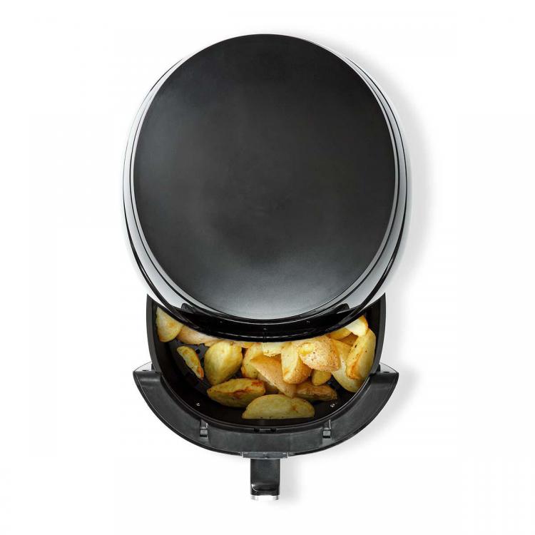 Nedis 6,5-Liter-Digital-Heißluftfritteuse mit Backofen und Timer, 1800 W