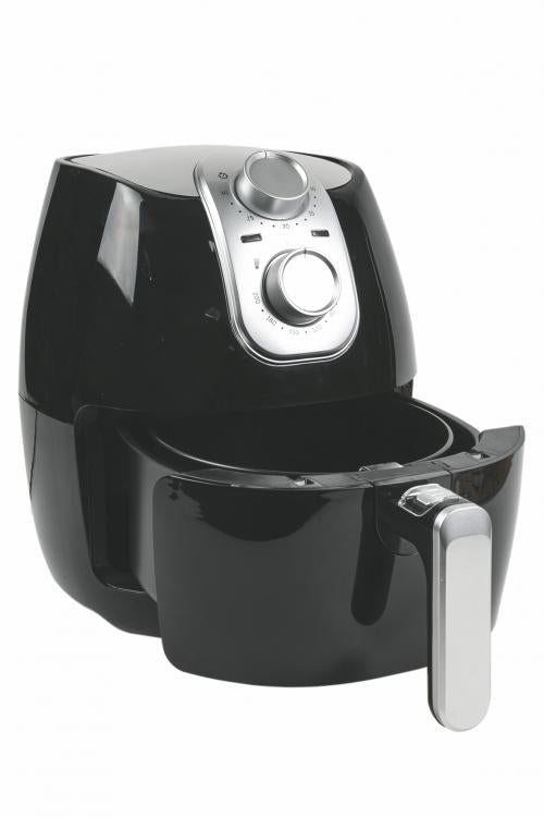 Kooper Airfryer Ariosa 4,2 l - 2,8 l Korb, 1500 W, Schwarz, Antihaftbeschichtung