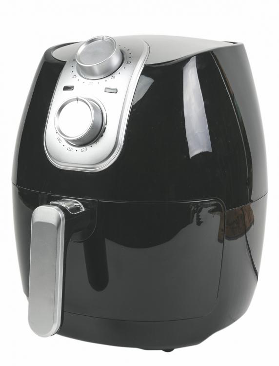 Kooper Airfryer Ariosa 4,2 l - 2,8 l Korb, 1500 W, Schwarz, Antihaftbeschichtung