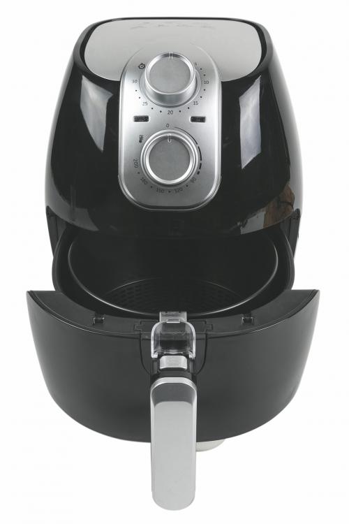Kooper Airfryer Ariosa 4,2 l - 2,8 l Korb, 1500 W, Schwarz, Antihaftbeschichtung