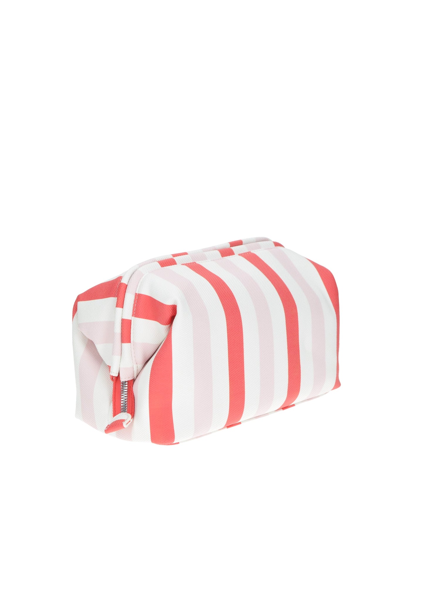 KBE31A661 Pochette KUVE' in striped design, ideal for beach outings, dimensions 24x17x13 cm, with zipper closure.