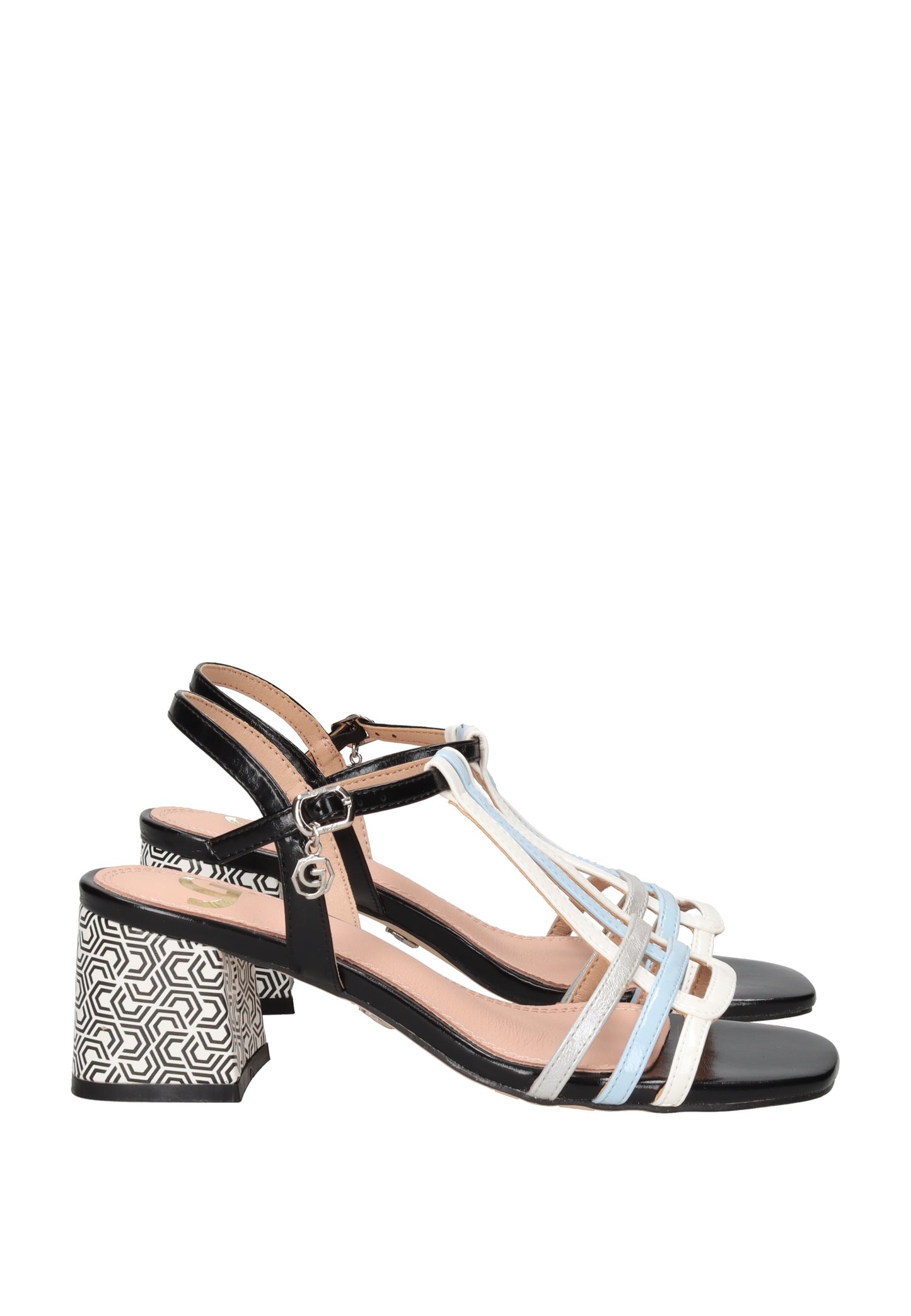 Sandalo ecopelle alto eleganza con chiusura a cinturino e tacco alto, perfetto per le occasioni estive.