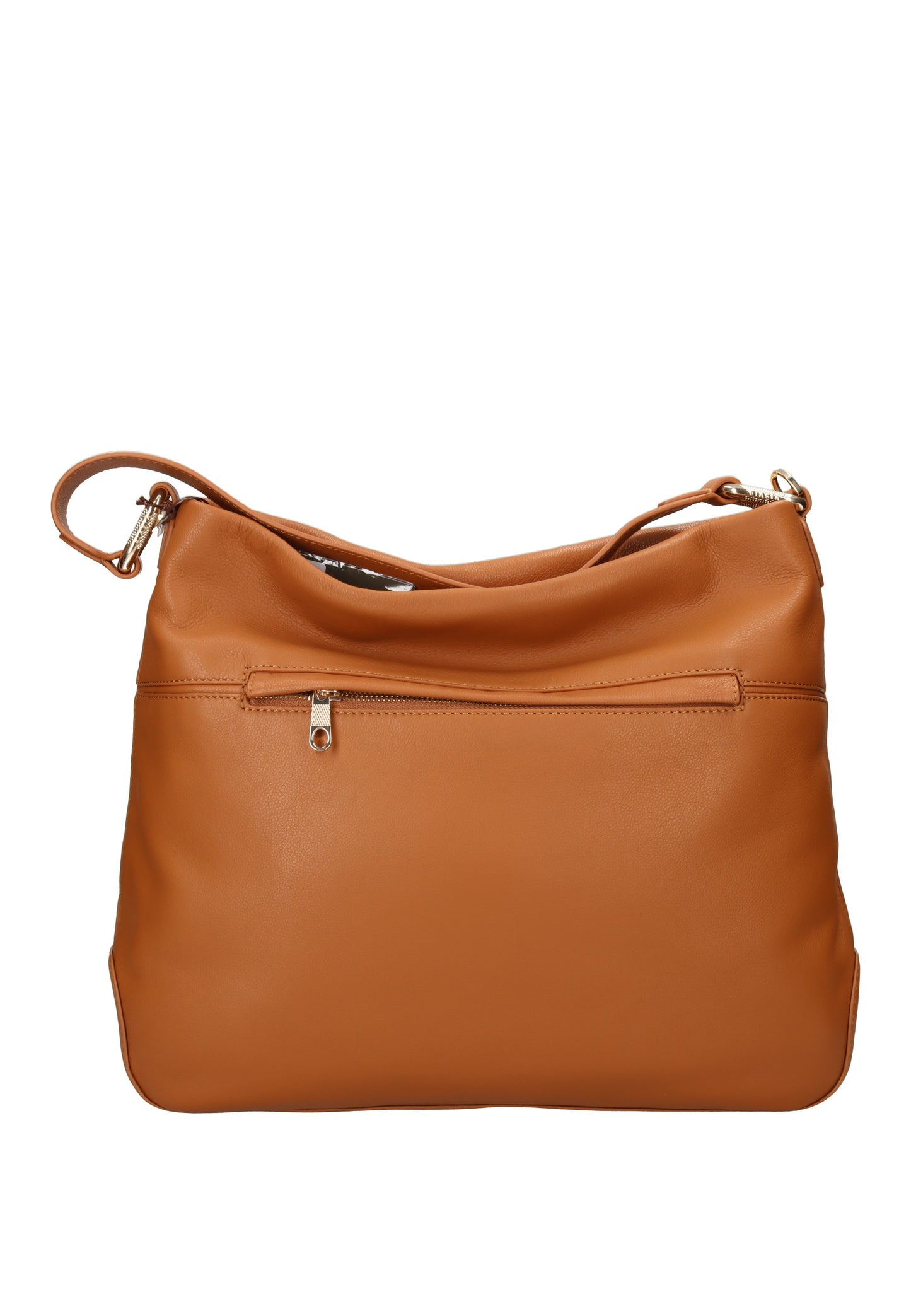 BIBP9E502 Borsa a spalla FRANCESCO BIASIA in pelle nappa elegante e versatile colore marrone.