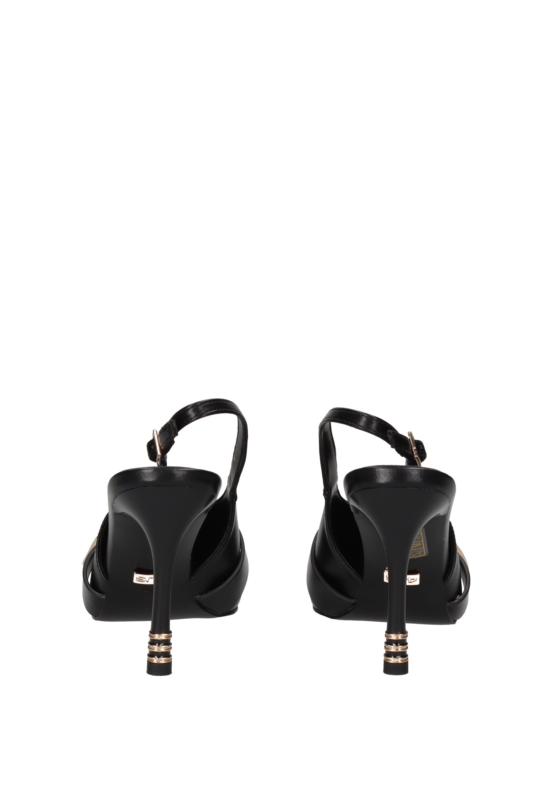 Sole and back view of 4K2611 Decollete aperto dietro PACIOTTI 4US with high heels and slinky design.