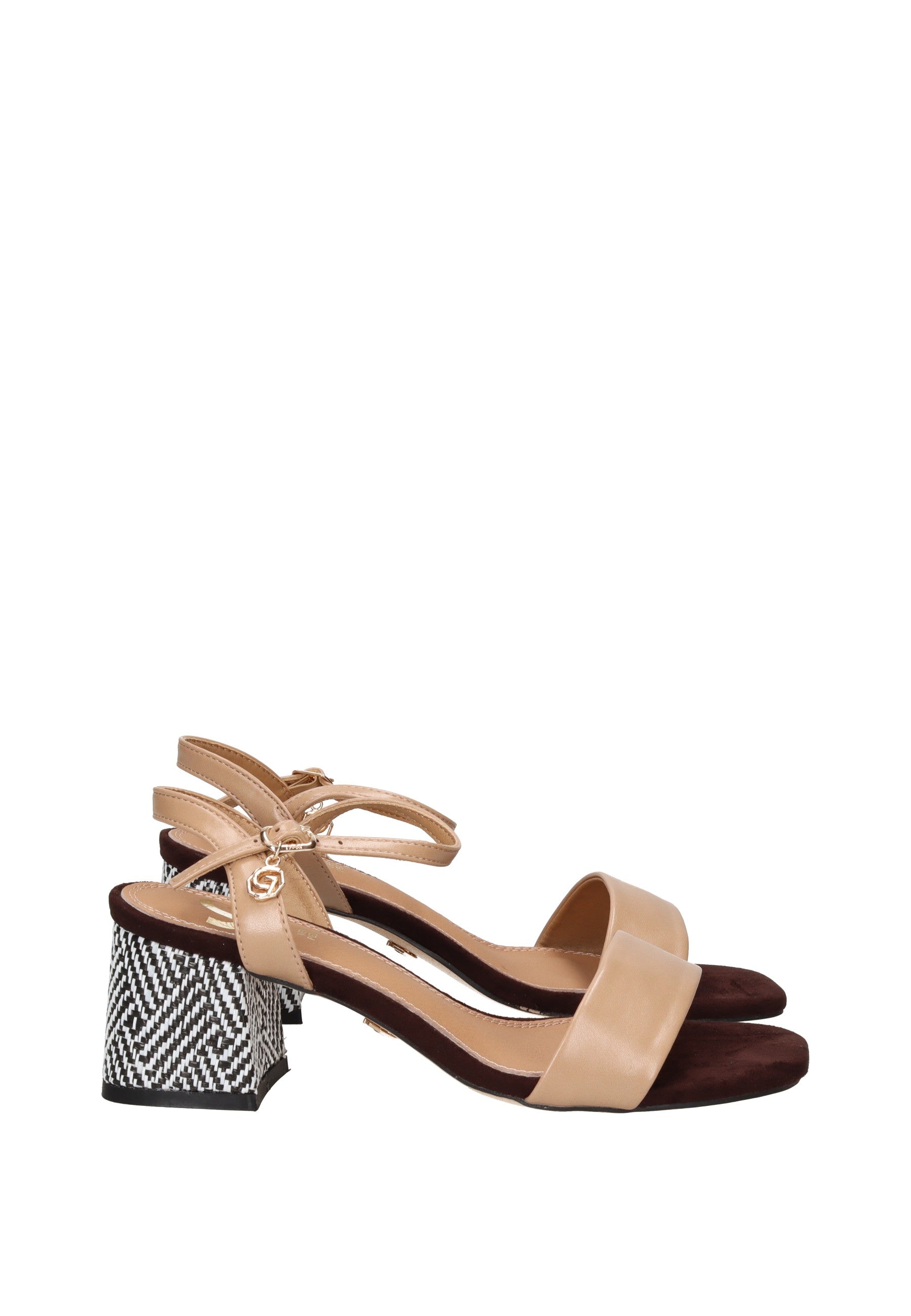 GD431 Sandalo GOLD&GOLD sandali in ecopelle con tacco alto e cinturino alla caviglia, comfort e stile eleganti.