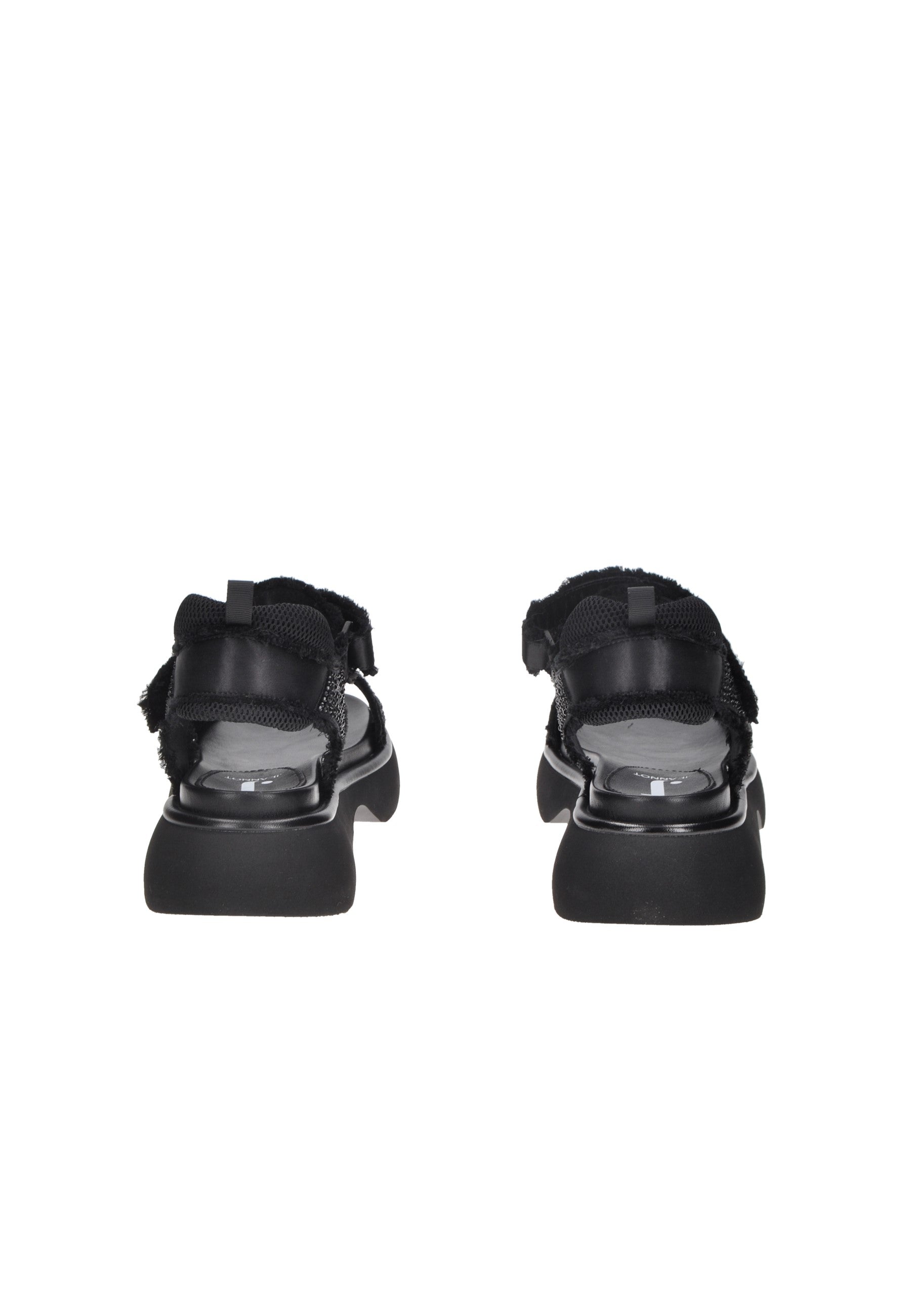 Rear view of TJ522 Sandalo JEANNOT, featuring adjustable straps and cushioned footbed for comfort.