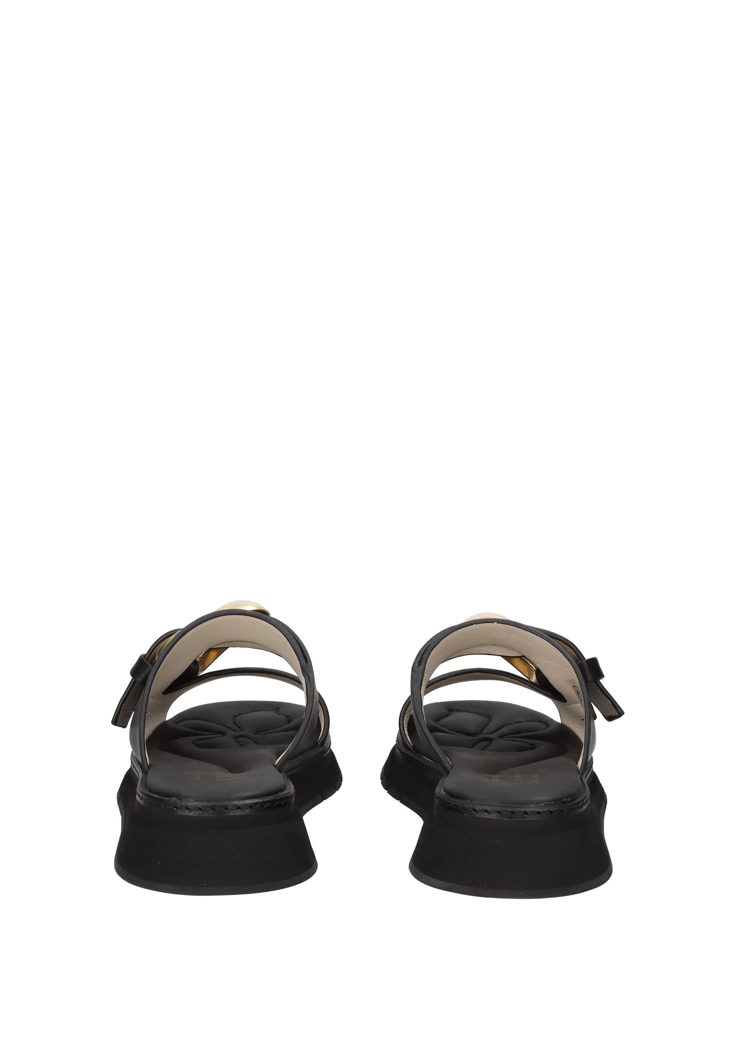 MALVA01A Sandalo GIO + seen from the back, featuring a sleek design and comfortable leather straps.