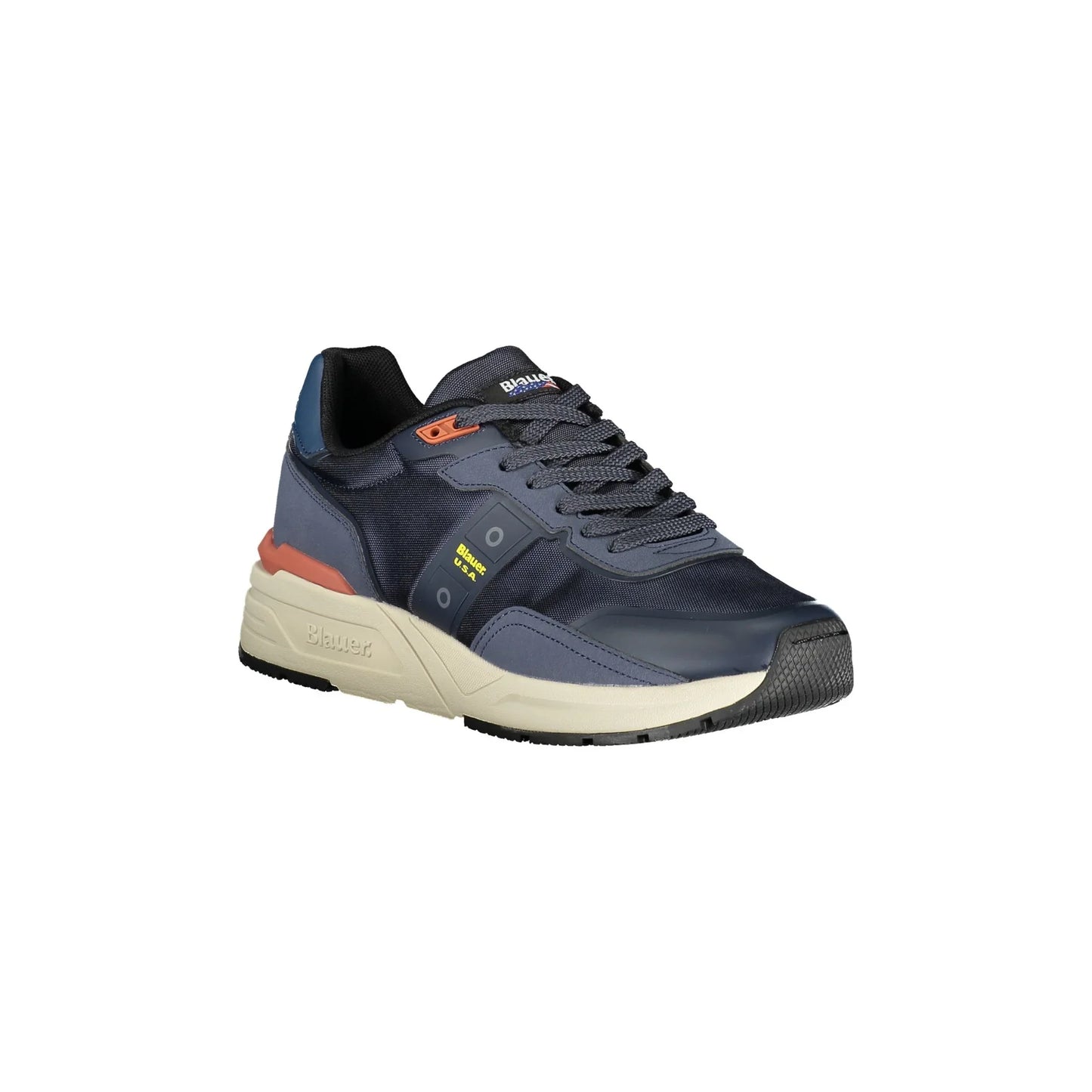 BLAUER Herren-Sneaker in Blau mit kontrastierenden Details