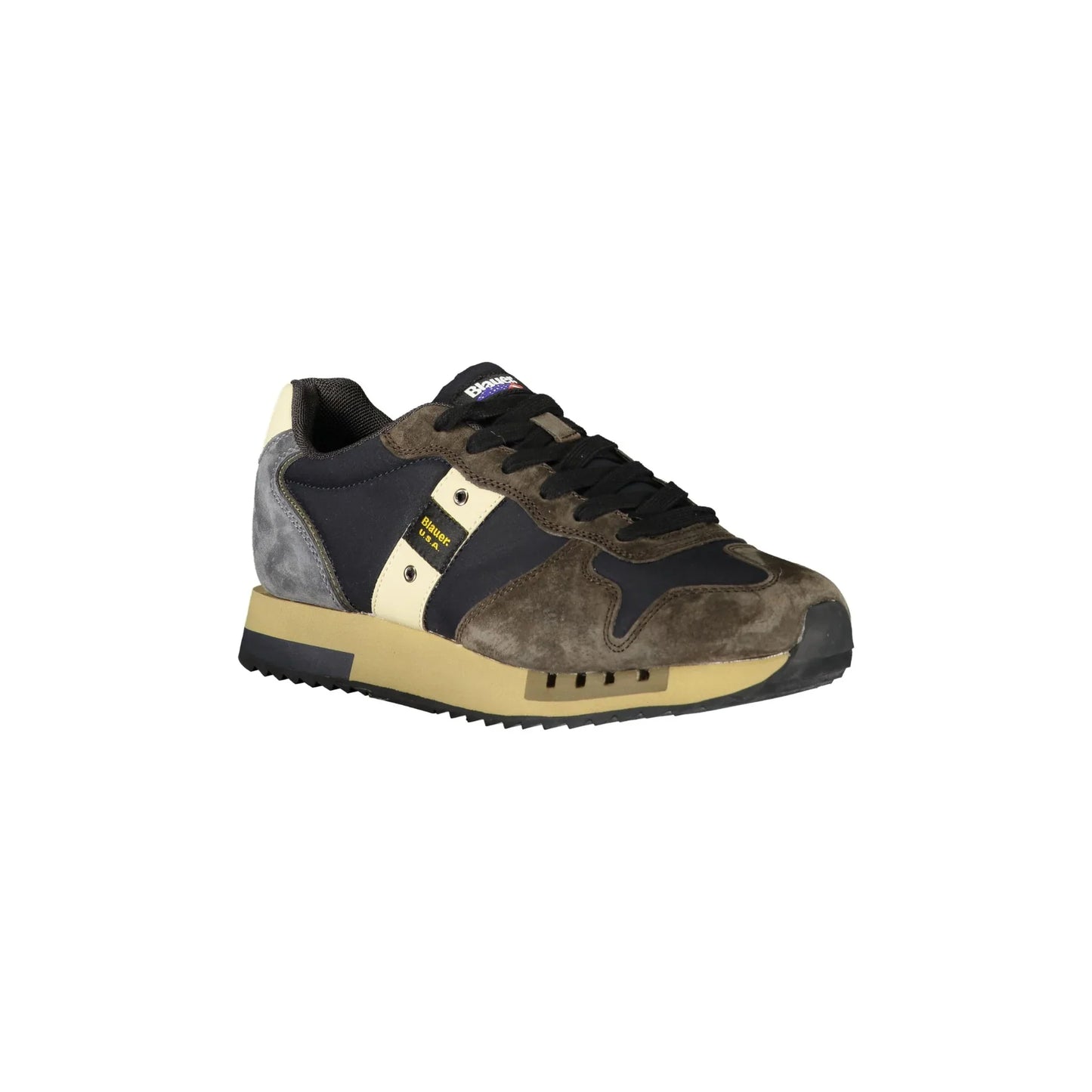 BLAUER Herren-Sneaker in Blau mit Schnürsenkeln und kontrastierenden Details