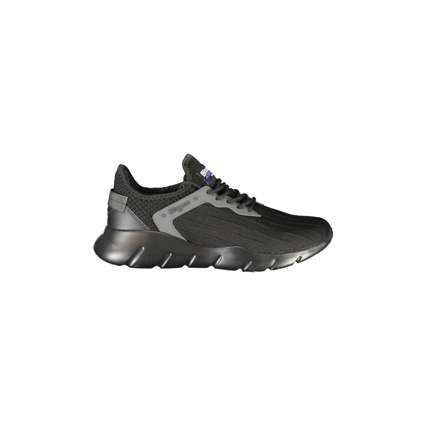 Schwarze Herren-Sneaker von BLAUER mit Schnürsenkeln und kontrastierenden Details