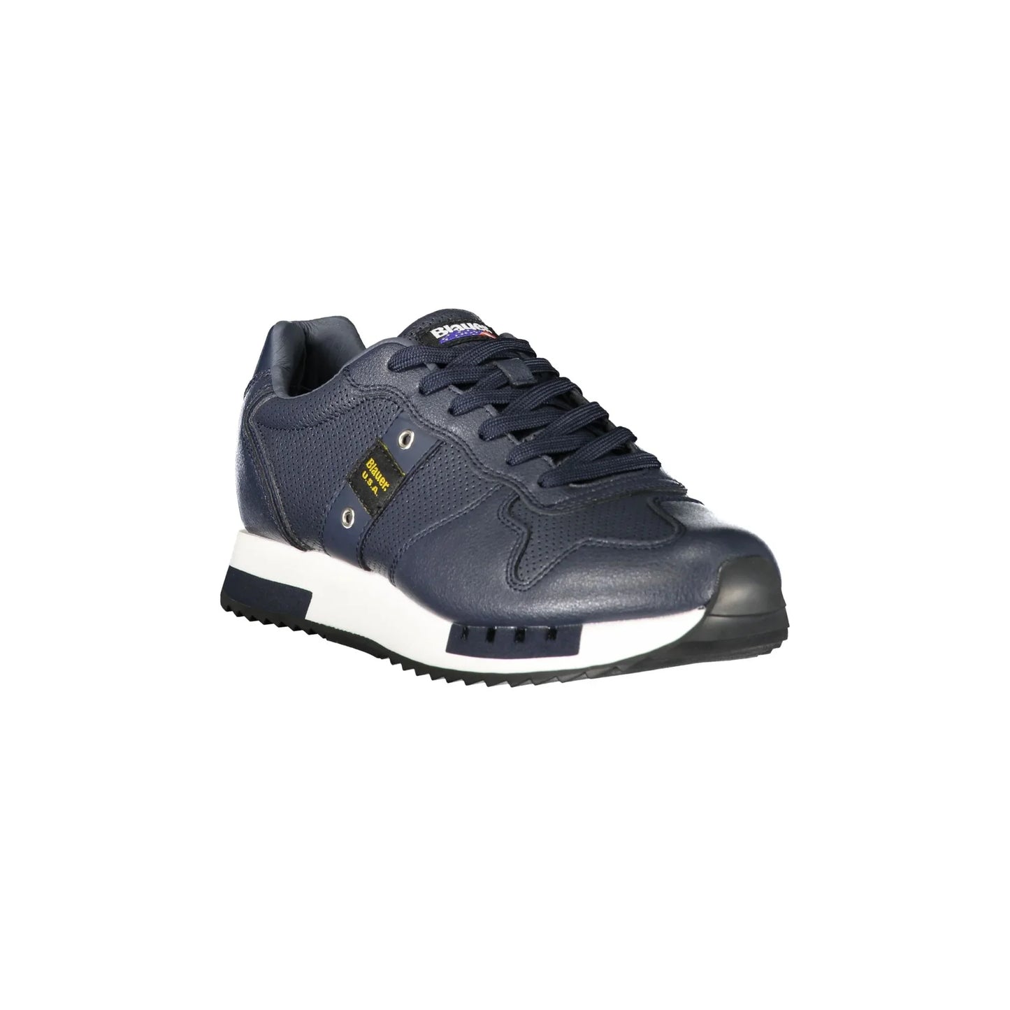 BLAUER Herren-Sneaker in Blau mit Schnürsenkeln und kontrastierenden Details