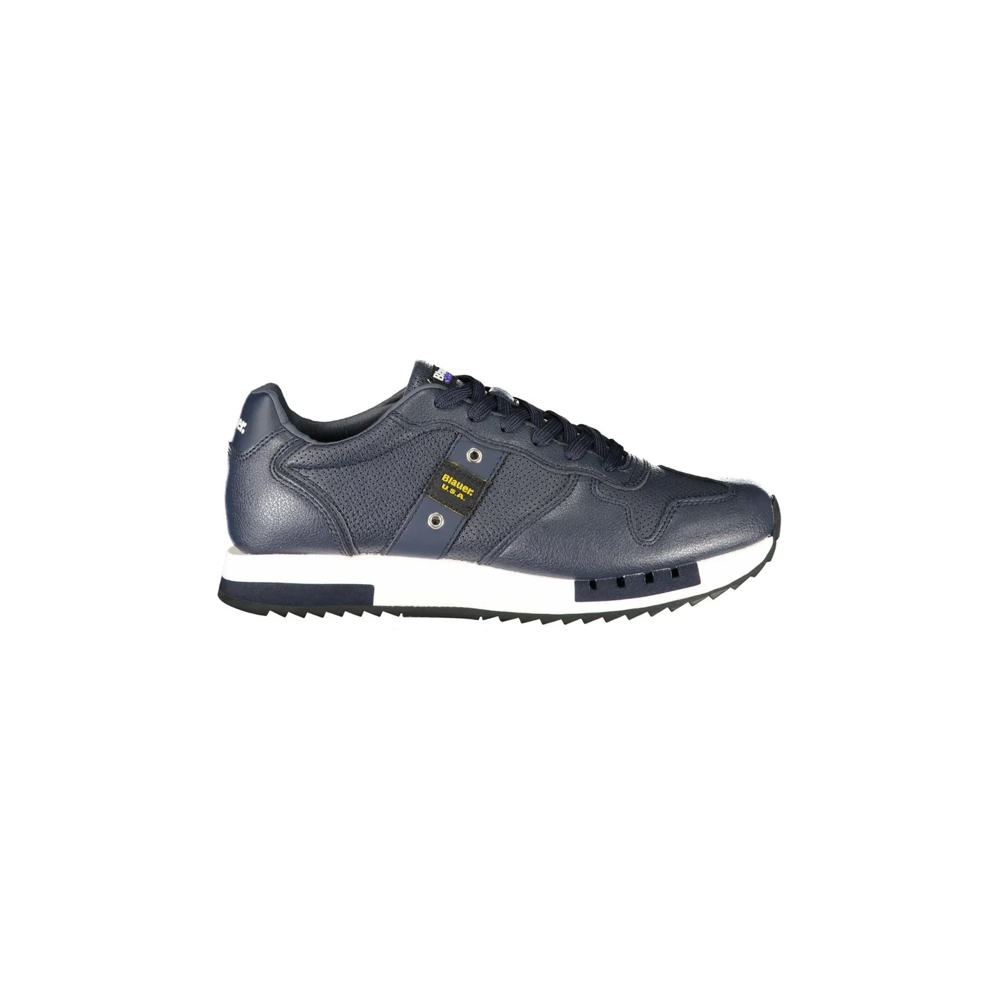 BLAUER Herren-Sneaker in Blau mit Schnürsenkeln und kontrastierenden Details